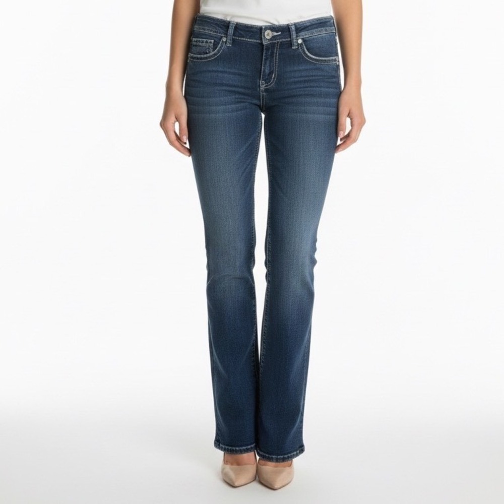 Silver Jeans Co Suki Womens Dark Wash‎ Bootcut Denim  Jeans Size 32x31 mid rise